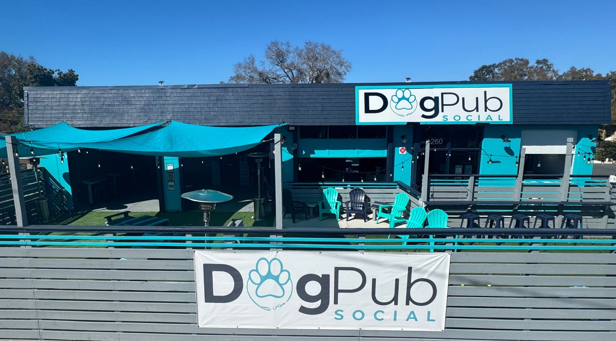 dog bar front